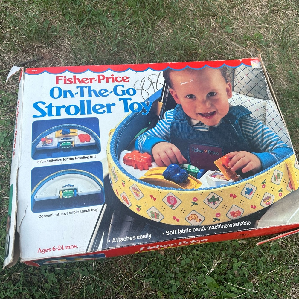 vintage fisher price stroller attachment